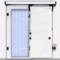 Дверной блок для холодильной камеры Профхолод откатная дверь 1800x2600 (80мм) 
