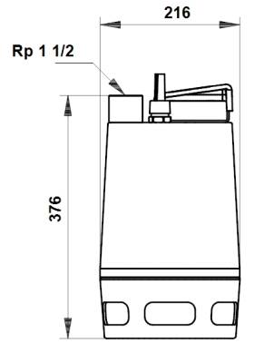 Погружной дренажный насос Grundfos Unilift AP35.40.06.A1.V